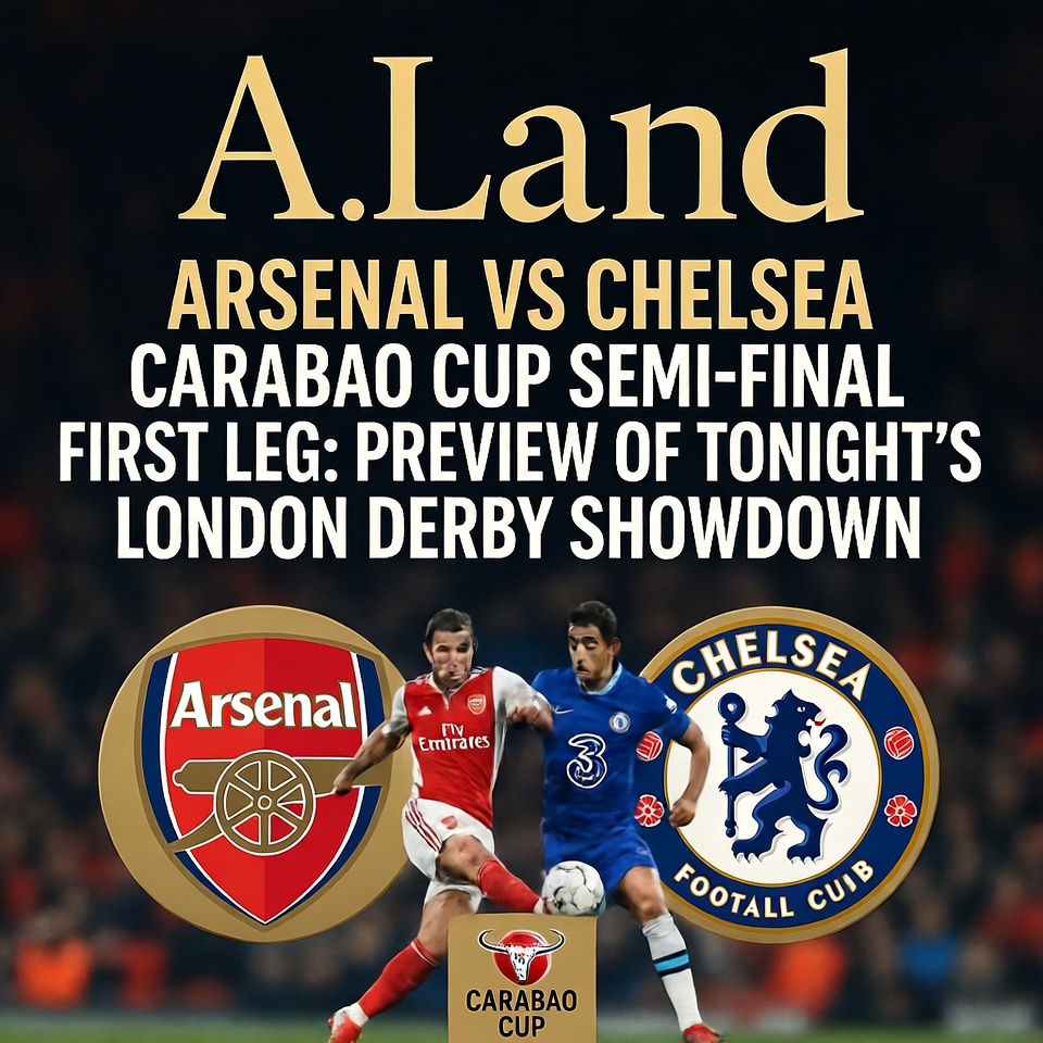 Arsenal vs Chelsea Carabao Cup Semi-Final Emirates 2026