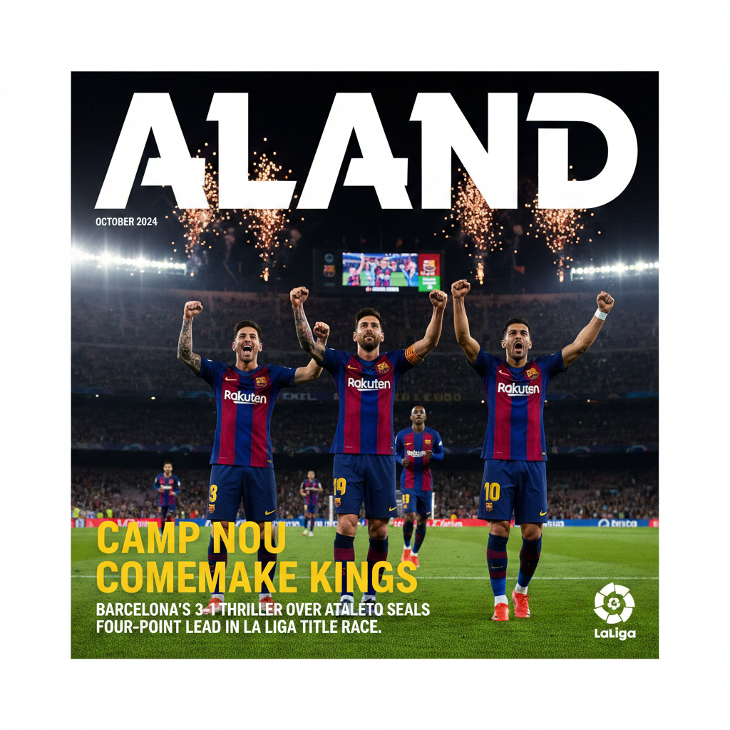 Camp Nou Erupts: Ferran Torres Seals Barcelona’s 3-1 Win Over Atletico