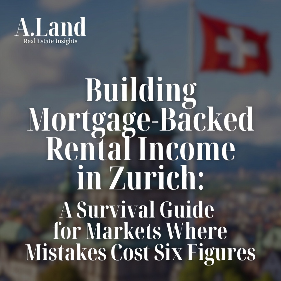 Zurich Apartment 3.5-Room Oerlikon: Mortgage-Backed Rental Investment for Retirement 2026