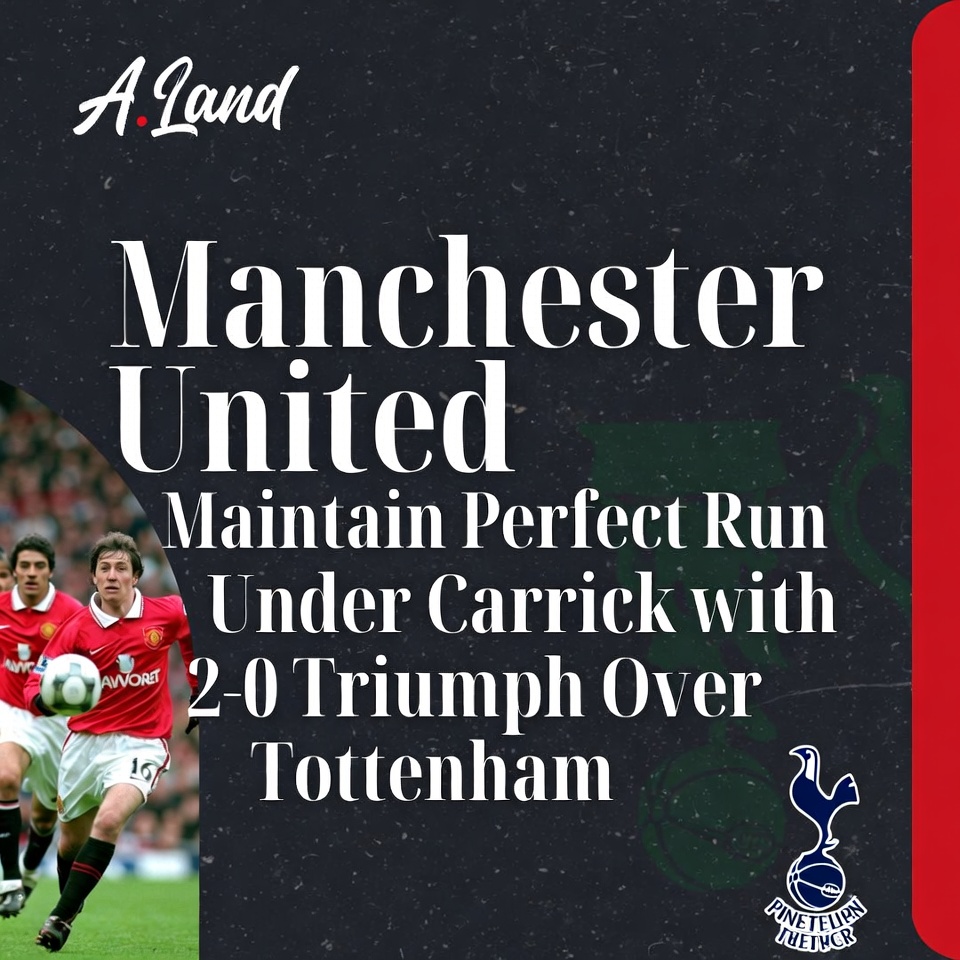 Manchester United Celebrate Win vs Tottenham Old Trafford 2026