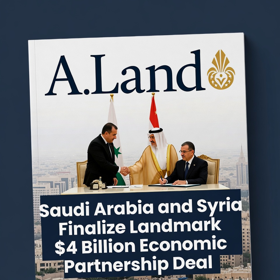 Saudi-Syria Economic Agreement Signing Damascus 2026