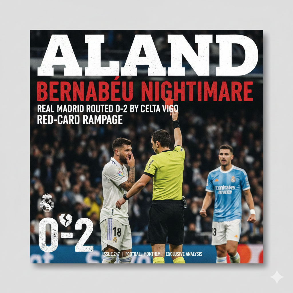 Bernabéu in Shock: Celta Vigo Players Celebrate Famous 2-0 Win Over 9-Man Real Madrid