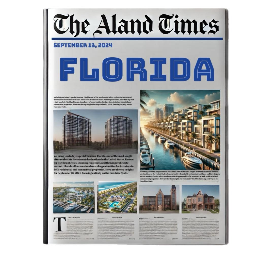 The ALand Times - September 13, 2024: Investment Opportunities in Florida