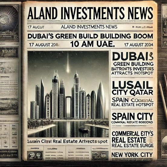 Aland Investments News - Global Real Estate Updates & Trends | 17 August 2024