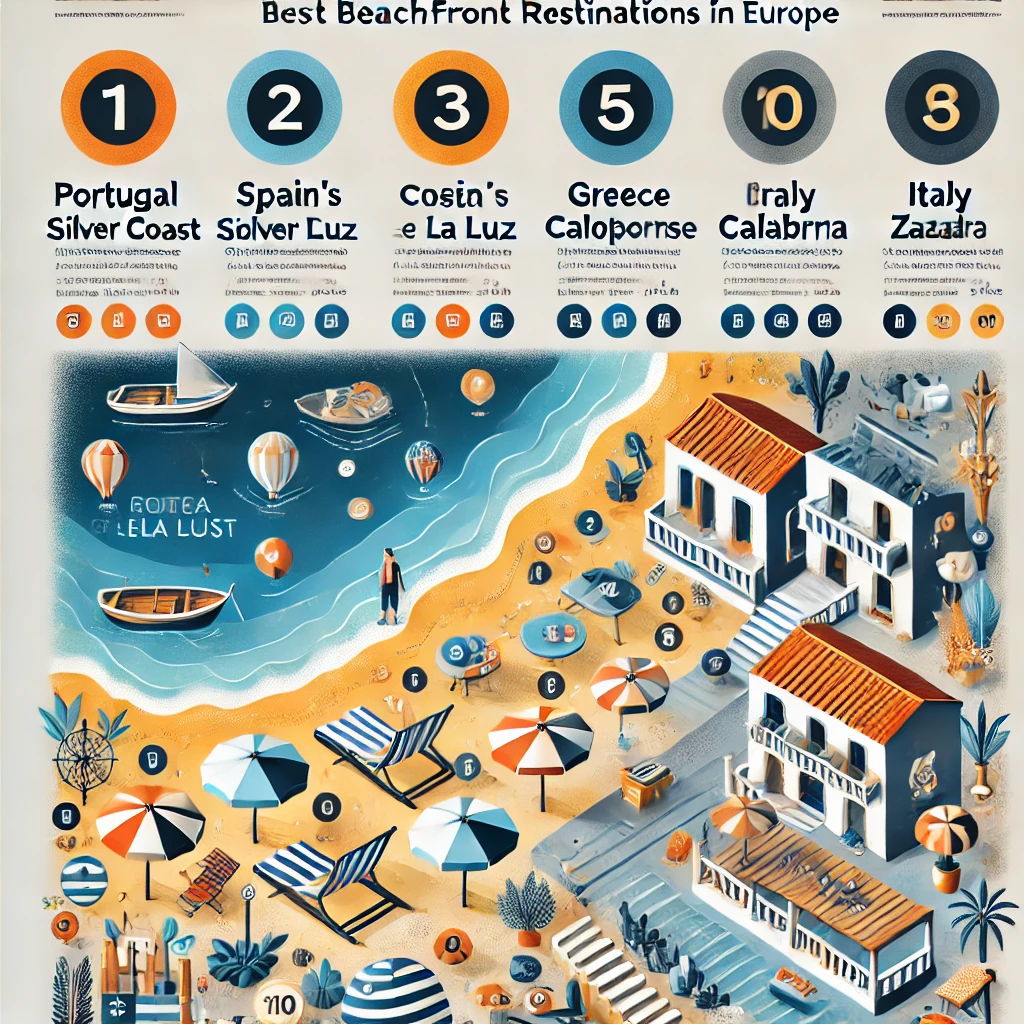 Best Beachfront Retirement Destinations in Europe: Top Ranked Locations for 2024