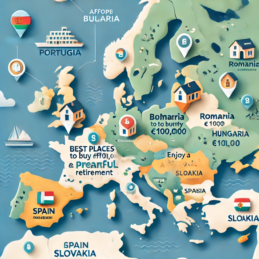 Best Places in Europe to Buy Affordable Property for €100,000 and Enjoy a Peaceful Retirement