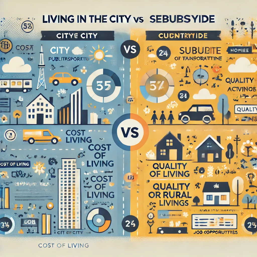 Living in the City vs. Suburbs or Countryside in Europe: How to Make the Right Choice