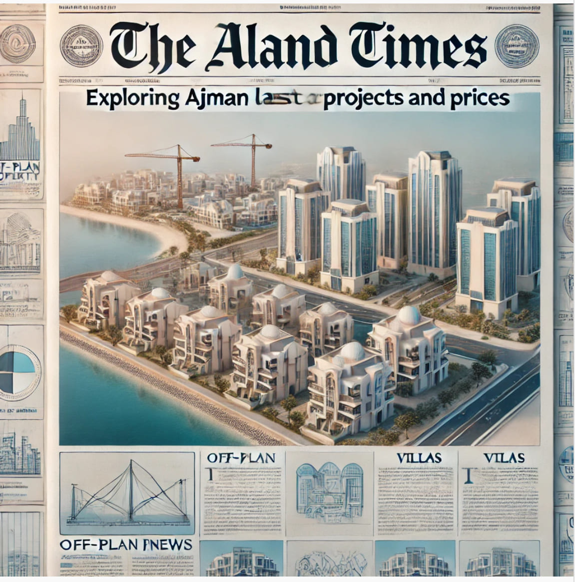 Off-Plan Property News: Discover Ajman's Latest Projects, Areas, and Prices with ALand