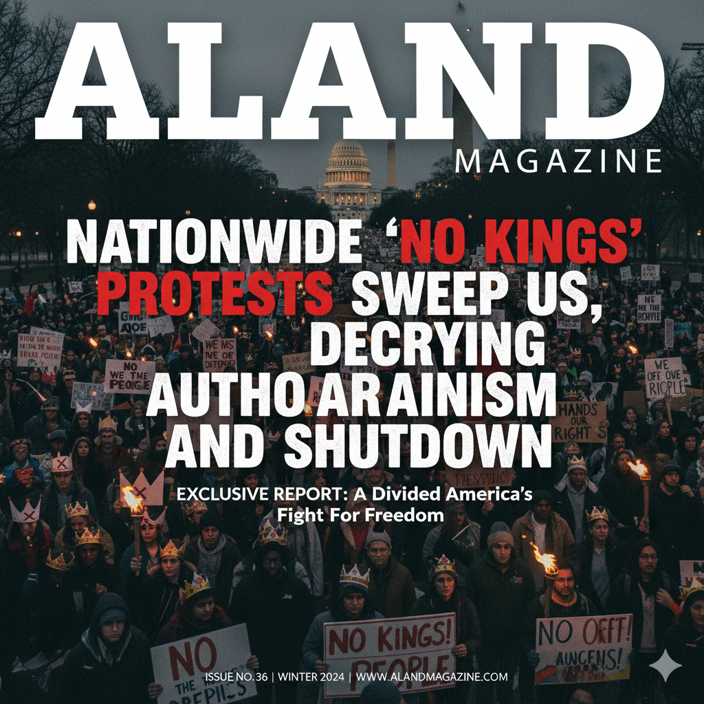 'No Kings' Protestors March for Democracy