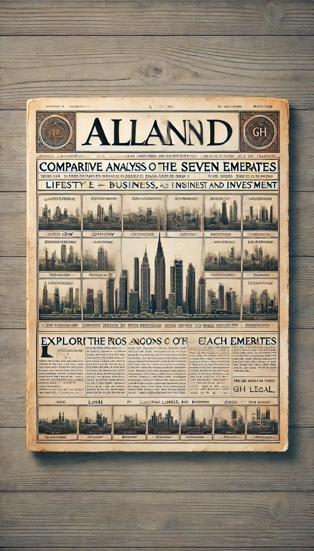 Comparative Analysis of the Seven Emirates: Lifestyle, Business, and Investment