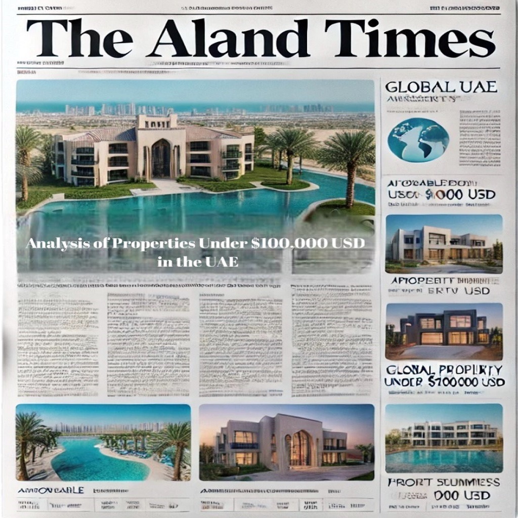 The ALand Times - September 19, 2024: Analysis of Properties Under $100,000 USD in the UAE