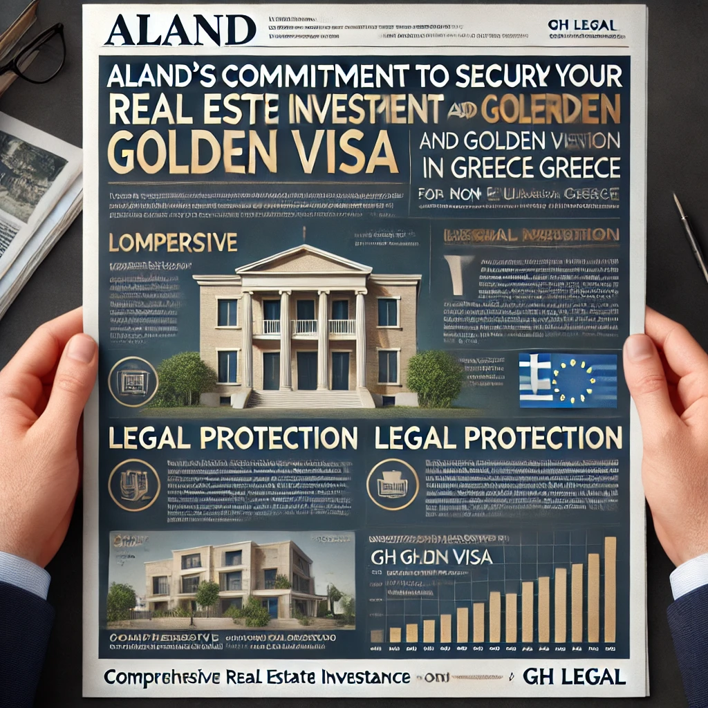 How Aland and GH Legal Secure Your Real Estate Investment and Golden Visa in Greece