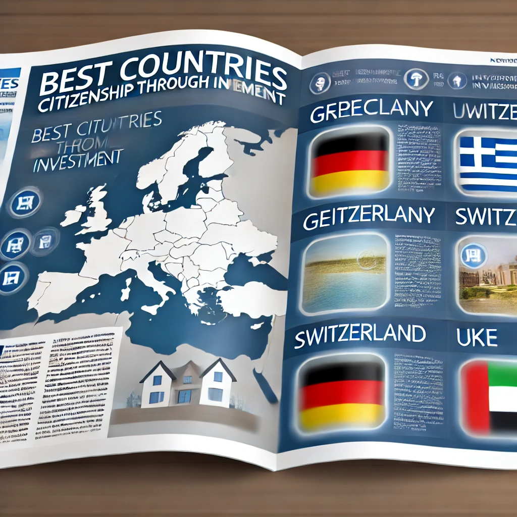 Best Countries for Citizenship Through Investment: Greece, Germany, Switzerland, UAE, and UK Compared