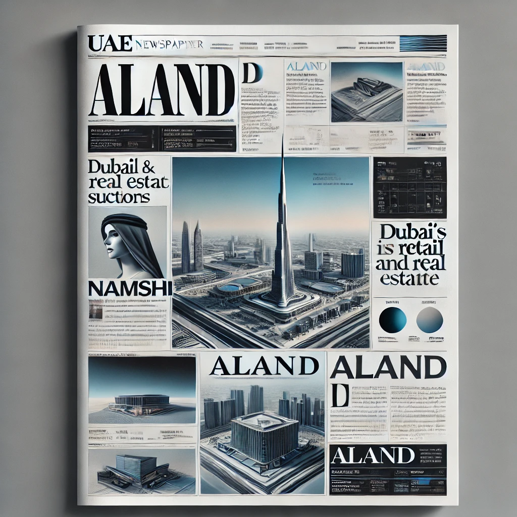 Crafted to capture the main focus on Namshi and ALand in Dubai’s retail and real estate future.