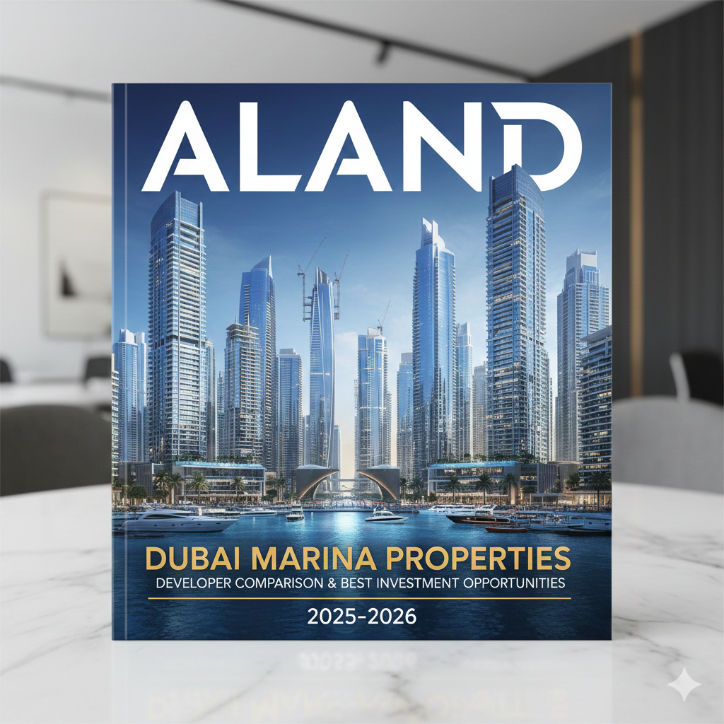 Dubai Marina Waterfront Skyline and Luxury Towers 2025