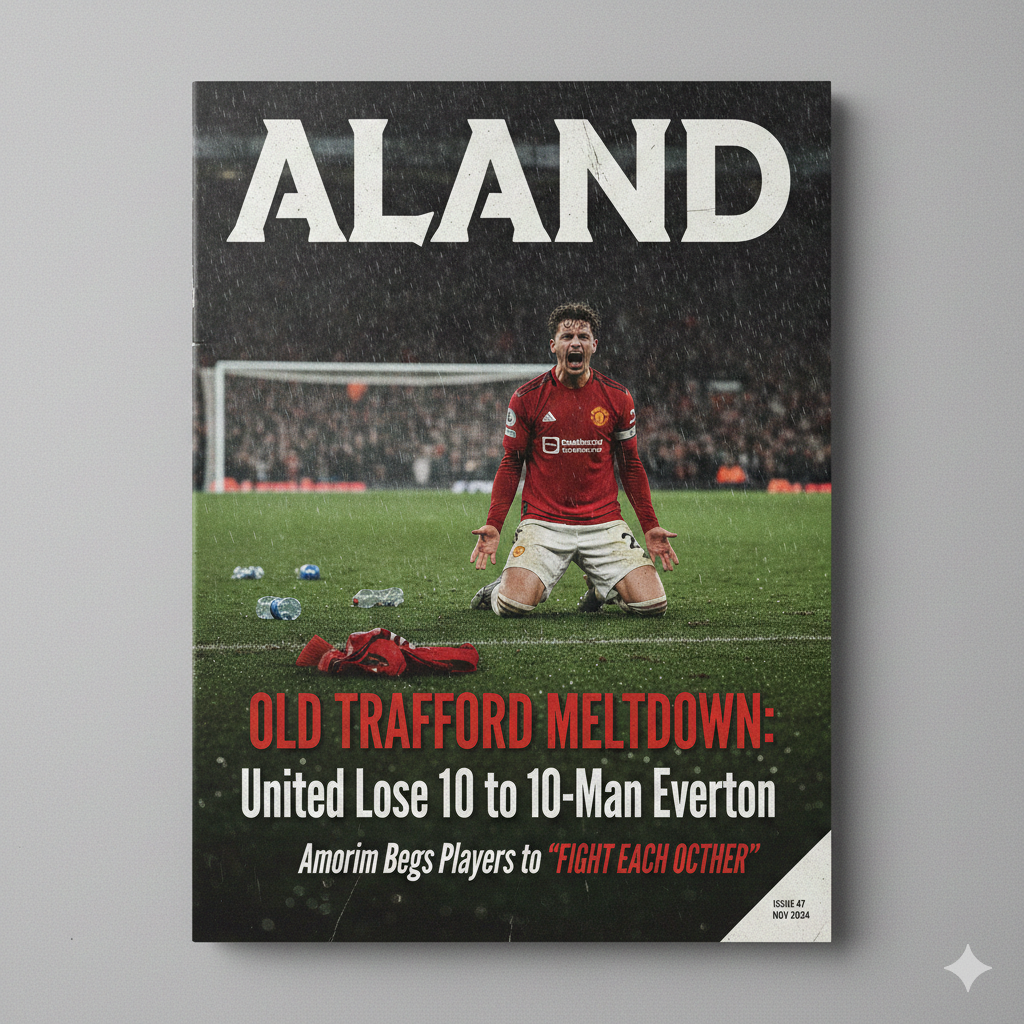 Old Trafford Stunned: Everton Celebrate Historic 1-0 Win Over 10-Man United