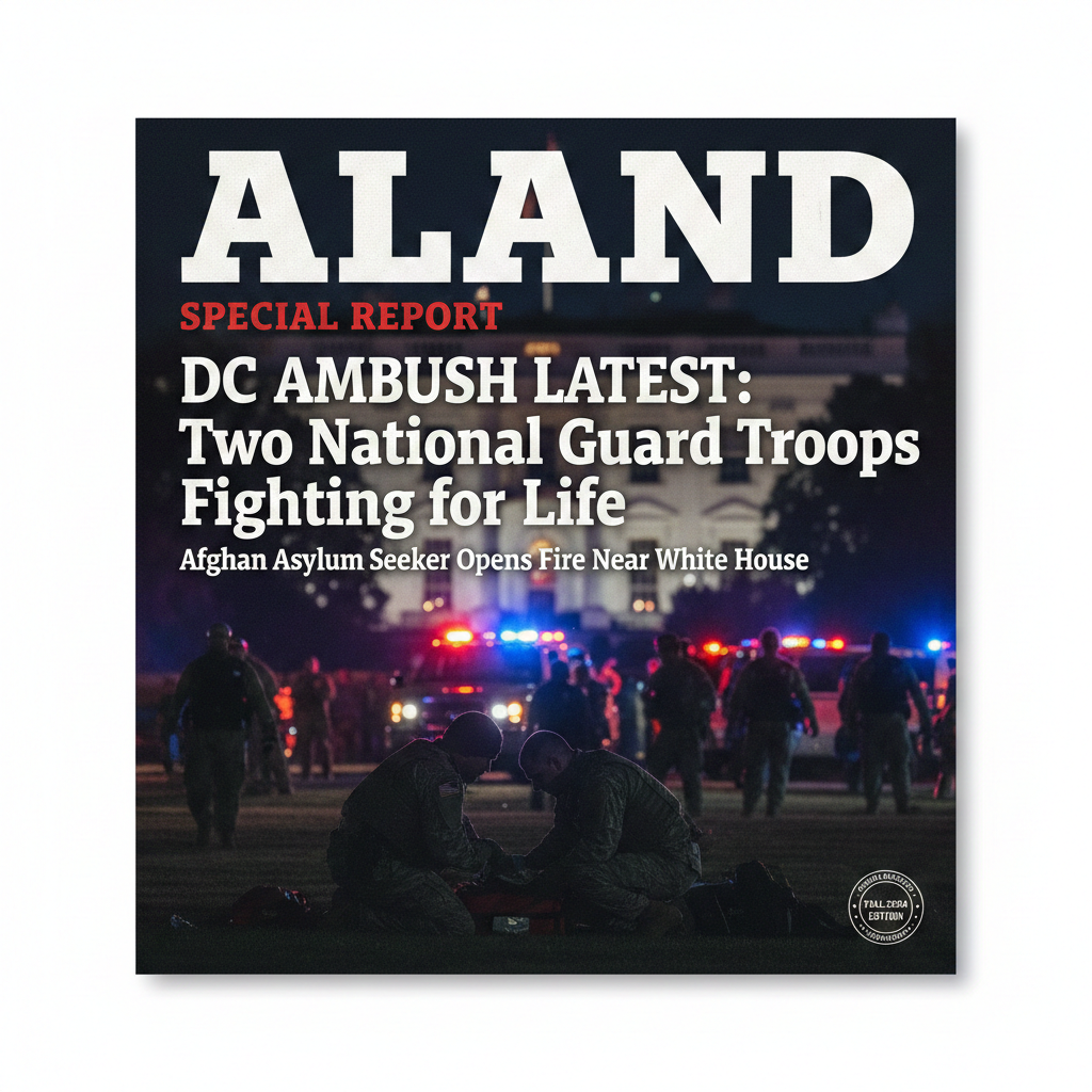 National Guard Ambush: Crime Scene Near White House After DC Shooting