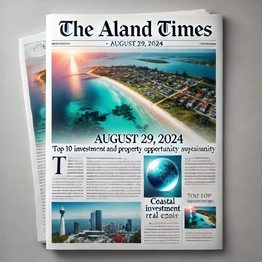 The ALand Times - August 29, 2024: Top 10 Ocean-Related Investment and Property News