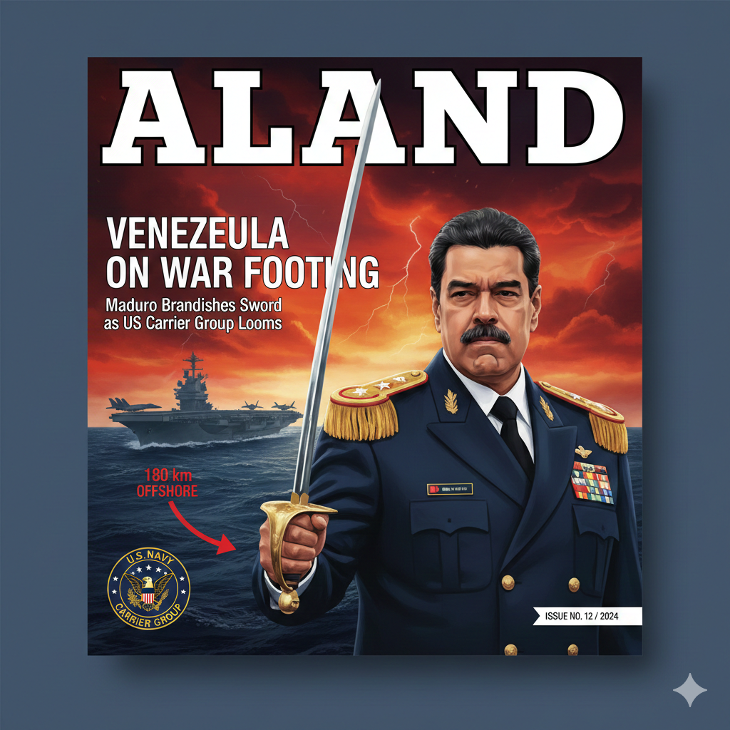 Maduro Wields Sword at Caracas Military Parade as US Warships Circle