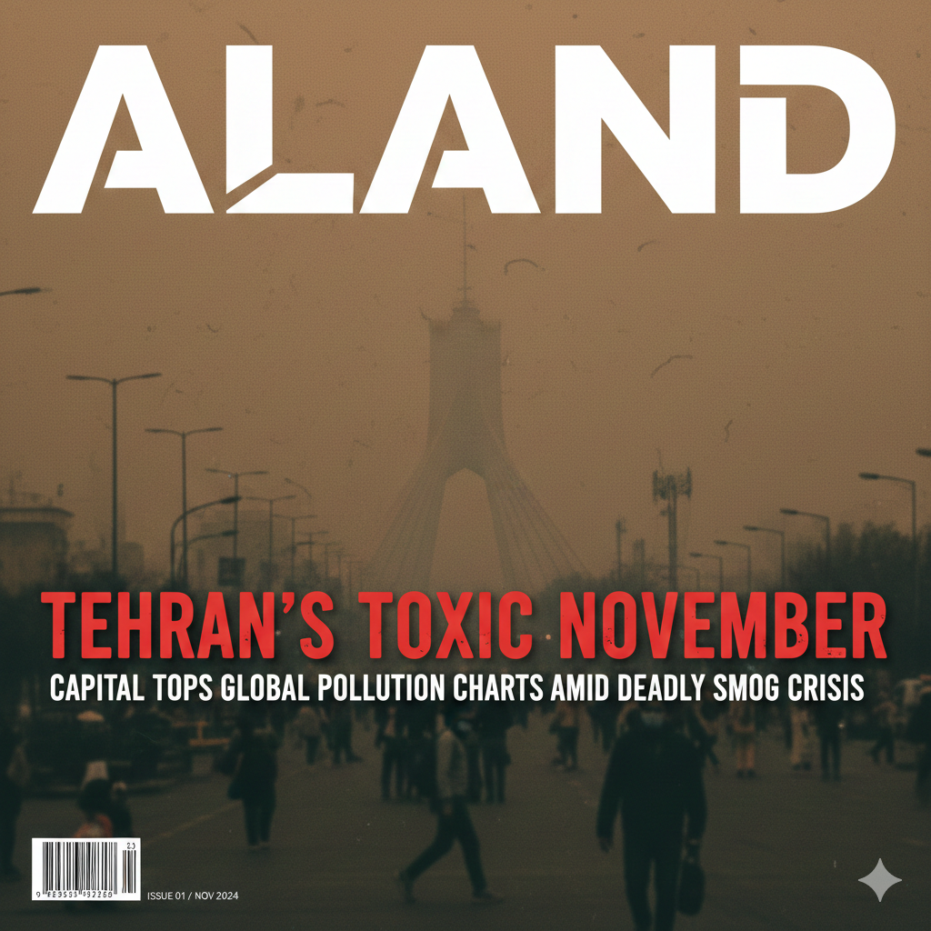 Tehran Disappears: Alborz Mountains Vanish Behind Toxic Smog Blanket